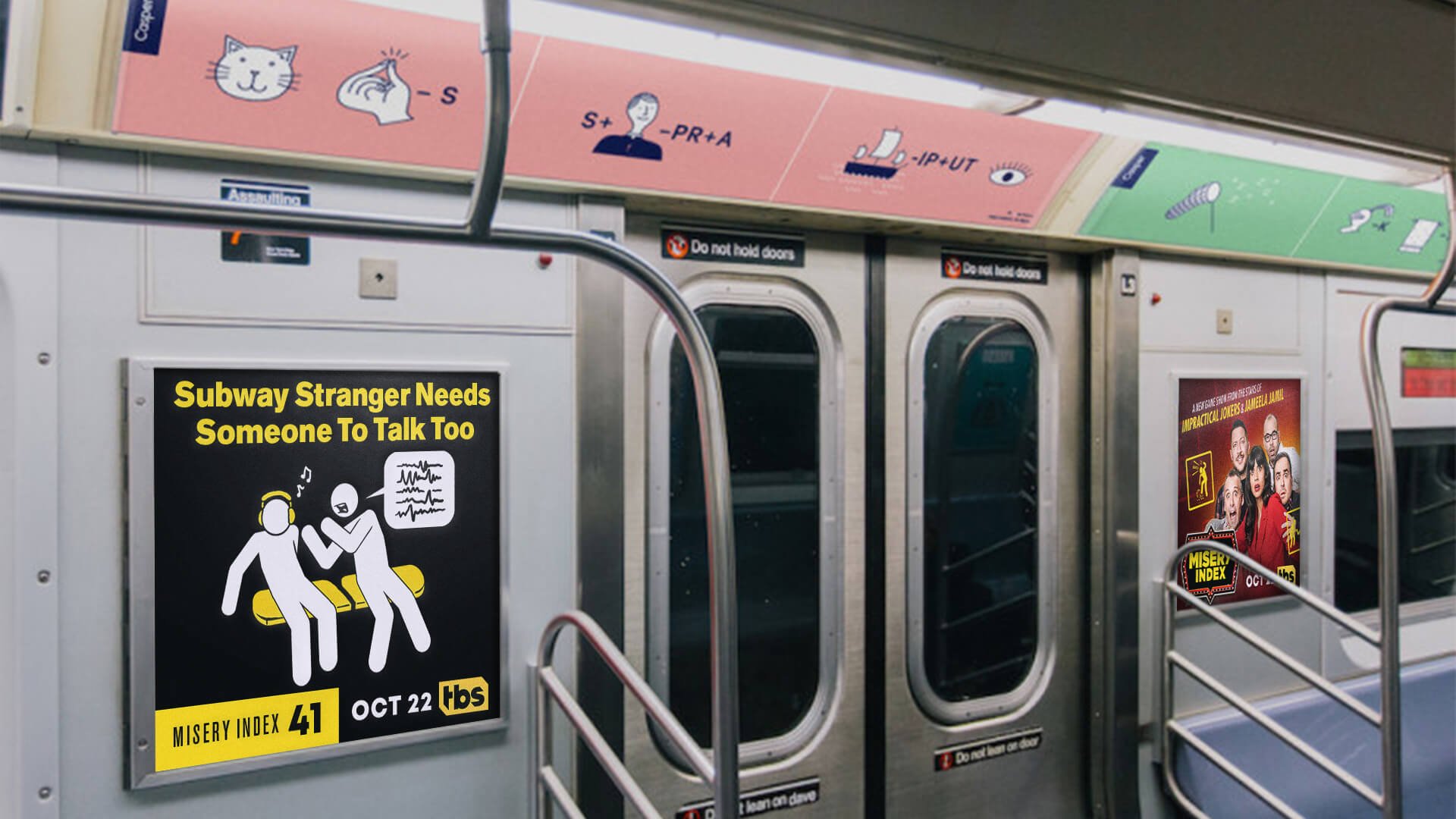Misery Index OOH Subway Stranger